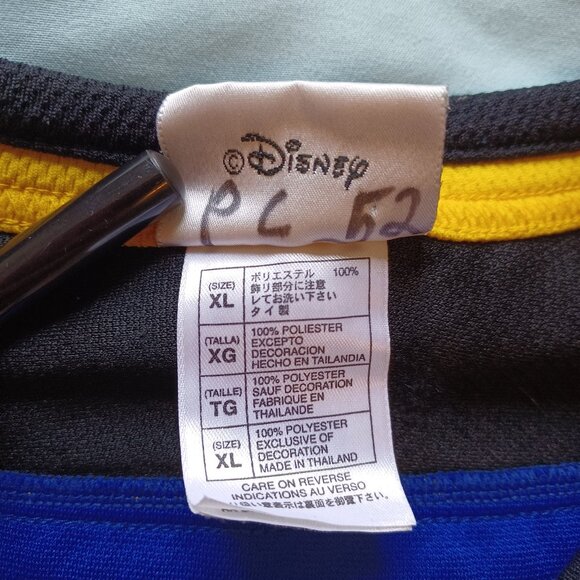 1990s Y2K Disney Donald's Destroyers Hockey Jersey Adult XL Donald Duck - Picture 11 of 16